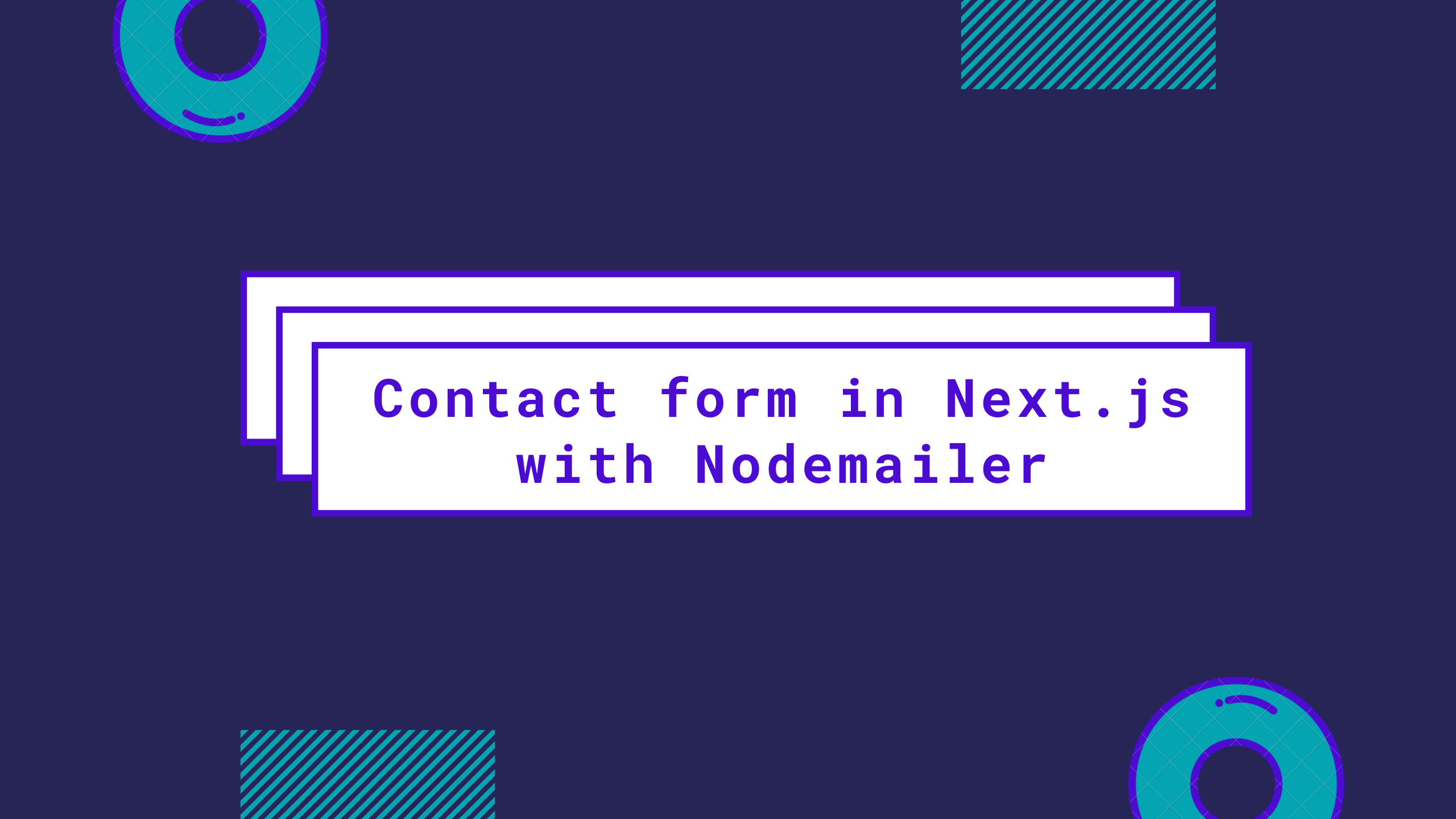 Contact Form in Nextjs with Nodemailer